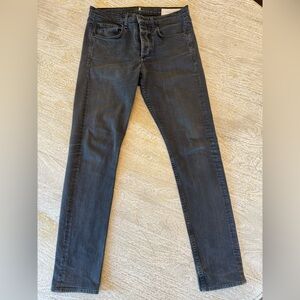 Rag & Bone Dark Gray Slim Jeans